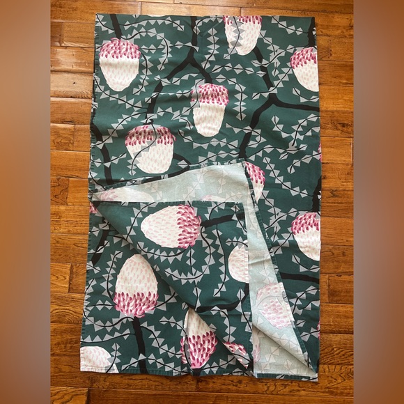 Finlayson Tablecloth with Thistle Design in Teal Multicolor - Picture 9 of 13